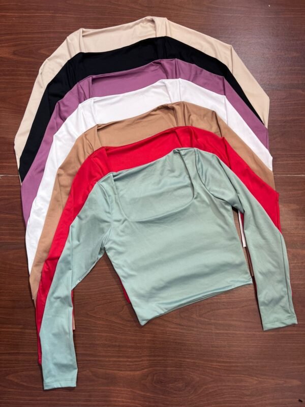 Blusa Cortas Manga Larga - Imagen 2